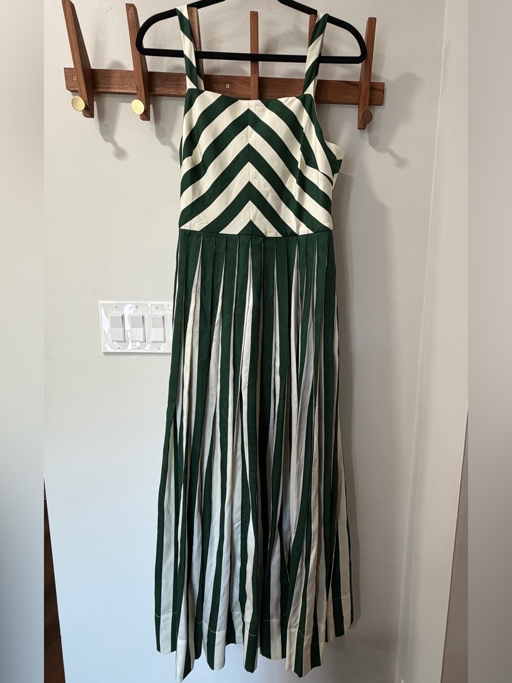 • Tuckernuck Green Stripe Laina Dress •